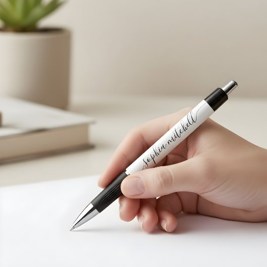 シックなスクリプトカリグラフィー ボールペン