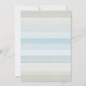 シックなスクリプトベビー写真の誕生発表 サンキューカード (裏面)