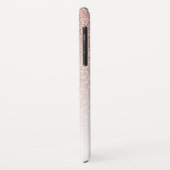 シックなスクリプト名ピンクグラデーショングリッターCase-Mate iPho Case-Mate iPhoneケース (裏面/左)