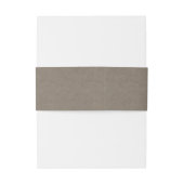 シックなスクリプト未来クラフト夫人紙結婚ズ 招待状ベリーバンド (裏面例)