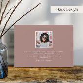 シックなスクリプト |写真卒業のお知らせ 案内状