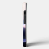 シックなスタイリッシュ山の風景モノグラムの Case-Mate iPhoneケース (裏面 / 左)