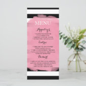 シックなストライプメニュー メニュー (スタンド正面)