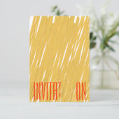 シックなスパゲティパスタディナイタリアンー招待状 招待状 (スタンド正面)