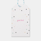 シックなスワンスターズプリンセス ギフトタグ (裏面)