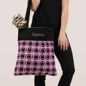 シックなスワーズモノグラムのトートバッグ トートバッグ (クローズアップ)