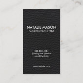 シックなセピアウォーターカラーモノグラム金ゴールドトリムフローラ 名刺 (裏面)