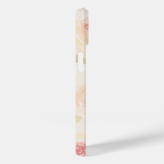 シックなセージ緑とピンクのローズウォーター色 Case-Mate iPhoneケース (裏面 / 右)