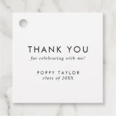 シックなタイポグラフィサンキューベイシスターズ フェイバータグ (正面)