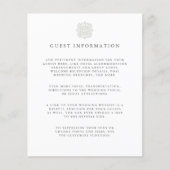 シックなタイルエレガントタイムレス予算結婚の詳細 (正面)