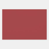 シックなタータンチェックブルゴーニュ、白黒 ラッピングペーパーシート (正面2)