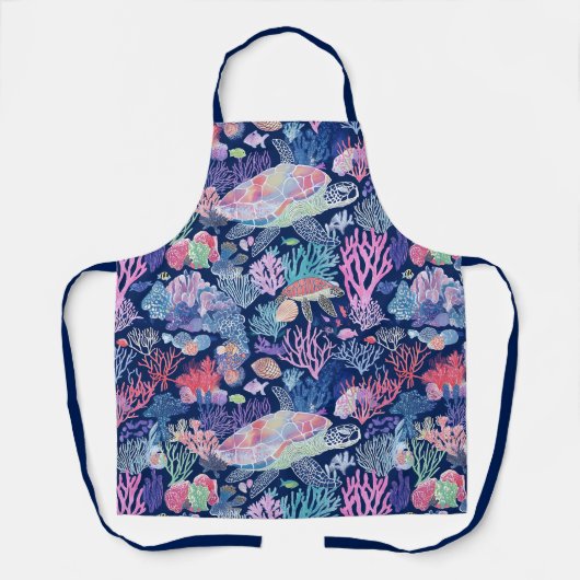 シックなタートルサンゴ エプロン (正面)