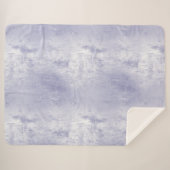 シックなダスティラベンダーパープル シェルパブランケット (正面(横))