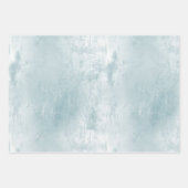 シックなダスティラベンダーパープル ラッピングペーパーシート (正面3)