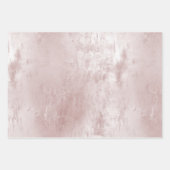 シックなダスティラベンダーパープル ラッピングペーパーシート (正面2)