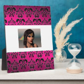 シックなダマスクジェム フォトプラーク (側面)