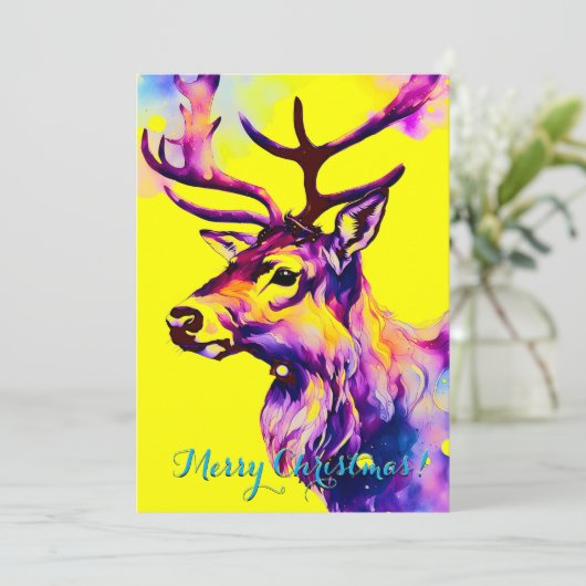 シックなトナカイクラシックおもしろいクリスマス (スタンド正面)