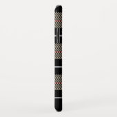 シックなトムソンのラクダのタータンチェック格子縞のモノグラム Case-Mate iPhoneケース (裏面/右)