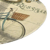 シックなトラベラーヴィンテージパリエッフェルタワー カッティングボード (角)