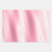 シックなトロピカルピンクミントグリーンゼブラ ラッピングペーパーシート (正面)