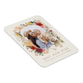 シックなトロピカルボホフローラマザーズデイギフト マグネット (右側)