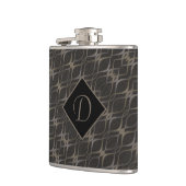 シックなトープ抽象芸術パタモノグラムのーン フラスク (左)