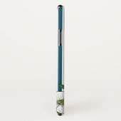 シックなドッグウッドの花とストライプパタン Case-Mate iPhoneケース (裏面/右)