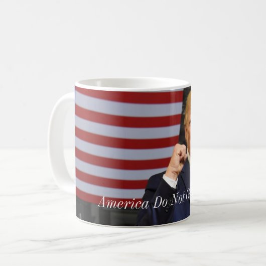 シックなドナルドトランプ – コーヒ与えーマグ11ozアップしない コーヒーマグカップ (正面左)