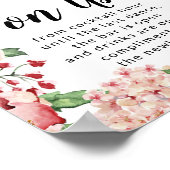 シックなドリンクオンアメリカのオープンバーウェディングレセプションサイン ポスター (角)