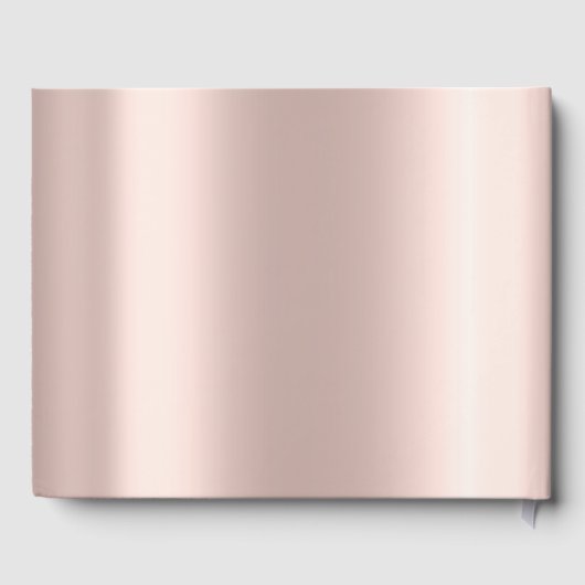 シックなドレスバラ金ゴールドスウィート16 ゲストブック (裏面)