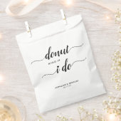 シックなドーナツもしマインド私はハートの結婚甘い治療をする フェイバーバッグ (クリップ留めされた状態)