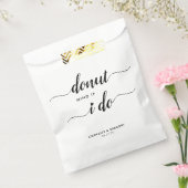 シックなドーナツもしマインド私はハートの結婚甘い治療をする フェイバーバッグ (封をした状態)