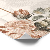 シックなニュートラル自然トーンバラリハーサルディナー ポスター (角)