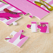 シックなハイヒールとスティレトスタイリッシュス ジグソーパズル (側面)