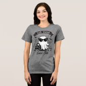 シックなハロウィーン幽霊ブタンソーシャルクラブ トライブレンドTシャツ (正面全面)