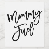 シックなハンドレターモンマイフューエルワインボトルラベル ワインラベル (シングルラベル)