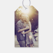 シックなハンドレタ結婚ーのギフトラベル ギフトタグ (裏面)