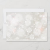 シックなバウブルデコレーション企業のクリスマスパーティー 招待状 (裏面)