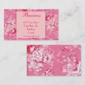 シックなバラの名刺1 名刺 (正面/裏面)