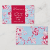 シックなバラの名刺2 名刺 (正面/裏面)