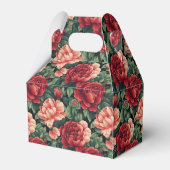 シックなバラ誕生日お菓子ボックス フェイバーボックス (裏面サイド)