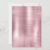 シックなバラ赤面ピンクは新年のクリスマス (裏面)