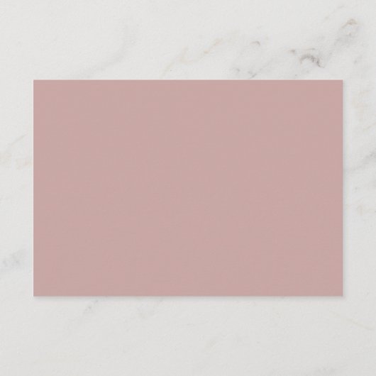 シックなバラ金ゴールドと結婚書道の詳細 エンクロージャーカード (裏面)