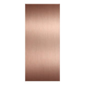 シックなバラ金ゴールドカメオロゴ美しい、ヘア、スキンケア ラックカード (裏面)