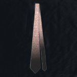 シックなバラ金ゴールドグリッターグラデーションブラック結婚スパークル ネクタイ<br><div class="desc">シックなバラ金ゴールドグリッターグラデーションブラック結婚スパークル</div>