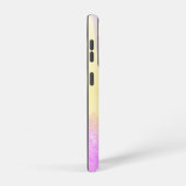 シックなパステルカラーウォーターカラーイニシャルモノグラム名 SAMSUNG GALAXYケース (右側面)