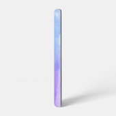 シックなパステルカラーウォーターカラーイニシャルモノグラム名 SAMSUNG GALAXYケース (左側面)