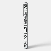 シックなパターンデザイン(白黒) Case-Mate iPhoneケース (裏面 / 左)