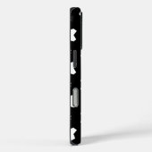 シックなパターンデザイン(白黒) Case-Mate iPhoneケース (裏面 / 右)