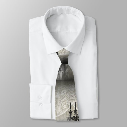 シックなパリのヴィンテージのシャンデリアのすばらしいgatsby女の子 ネクタイ (タイ)